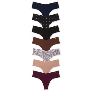 🎉Victoria's Secret THONG PANTIES 7-PACK M/170-72A✨